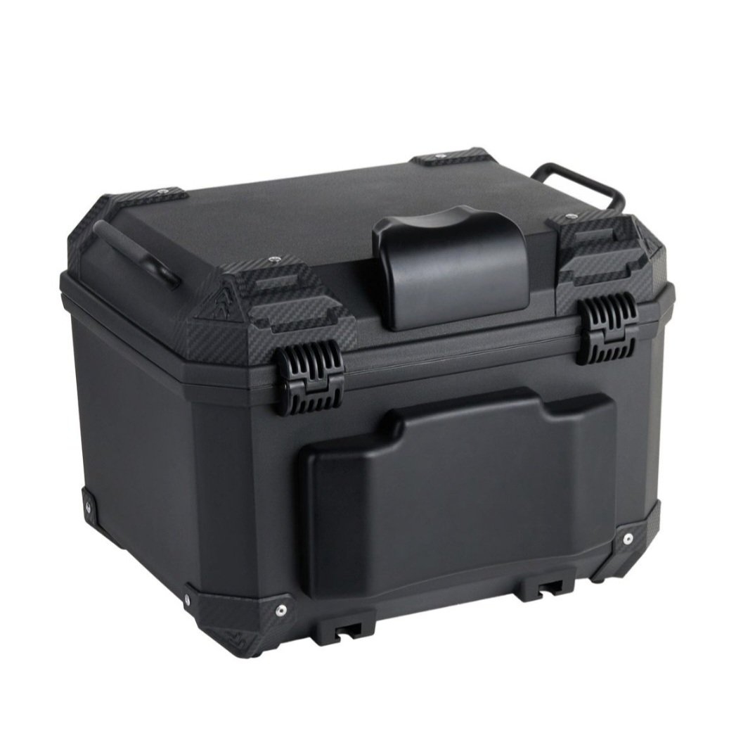 45L Motorcycle Tail Box Universal Top Tail Rear Luggage Storage Case ...