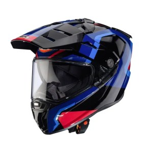 Caberg Tanami Scram Black/Red/Blue Adventure Motorcycle Helmet