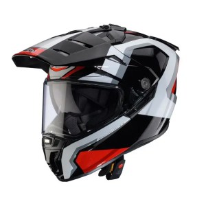 Caberg Tanami Scram White/Black/Red Adventure Motorcycle Helmet