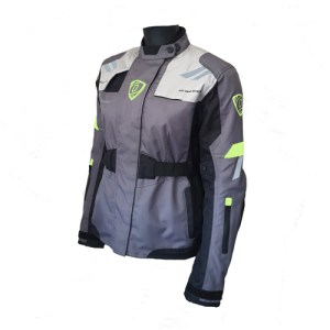Octane Caroline Ladies Touring Jacket Grey Fluo