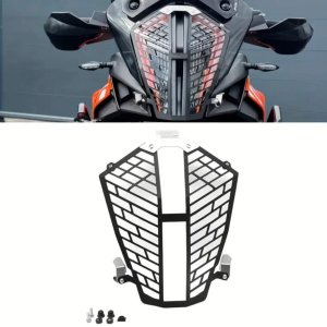 Motorcycle Headlight Cover. 2017–2020 KTM 1290 Super Adventure Steel Mesh Headlight Protection Cover