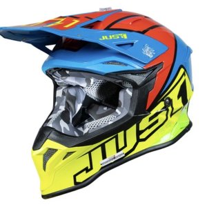 J39 THRUSTER - RED/FLUO YELLOW/BLUE + Goggles