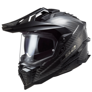 Motorcycle Helmet -  LS2 MX701 Explorer C Edge - Gloss Carbon