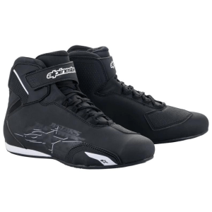 Motorcycle Boots - Alpinestars Sektor Shoes Black/White