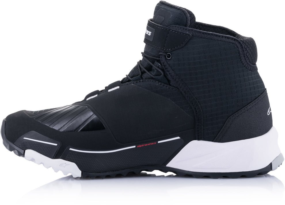 Alpinestars CR-X Drystar Riding Black/White Motorcycle Boots - Image 6