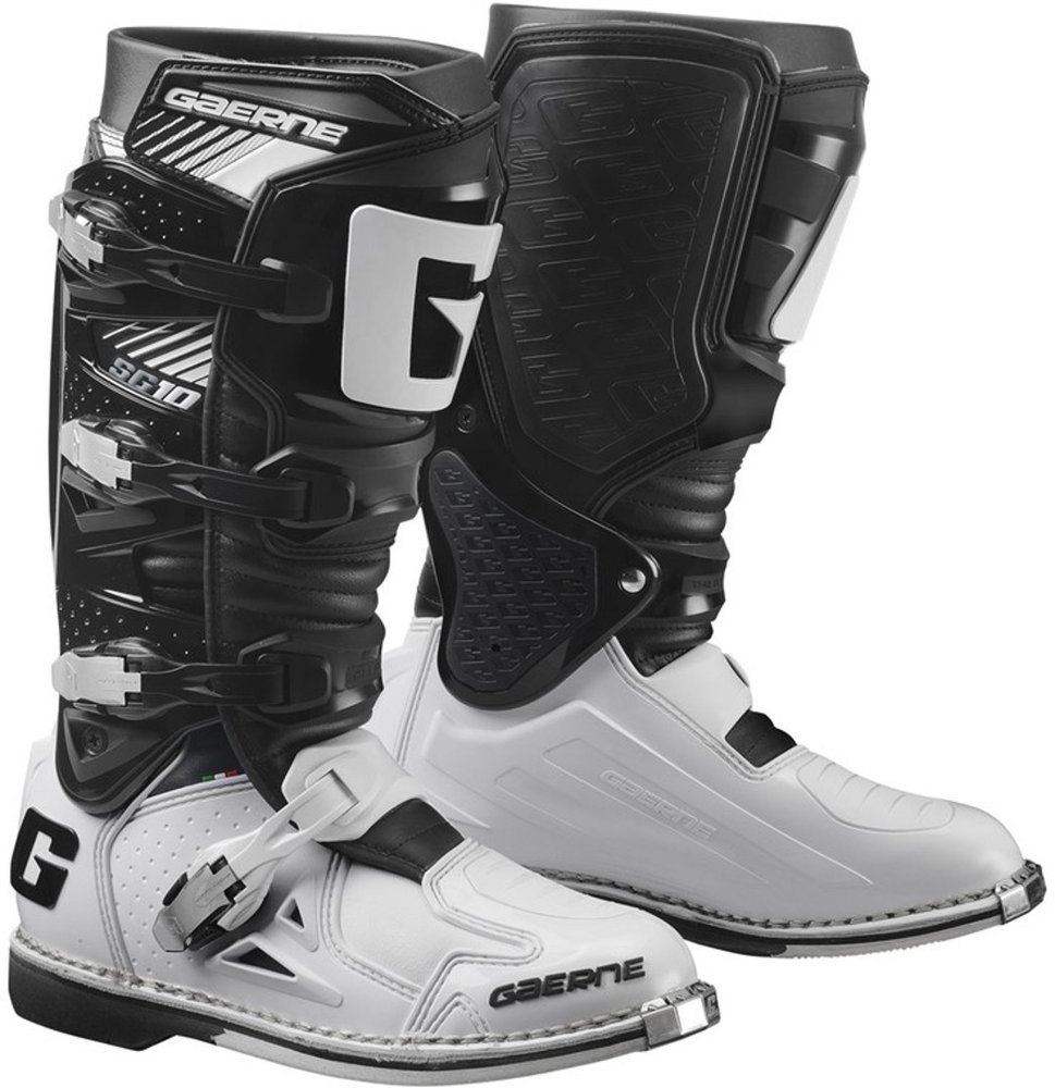 MX Boots - Gaerne SG 10 - White Black