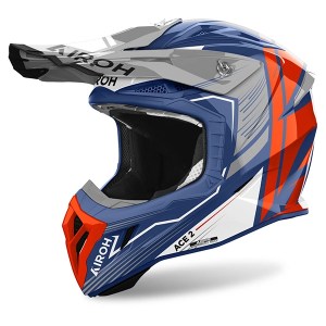 MX Helmet - Airoh Aviator Ace 2 - Engine Cerulean Gloss
