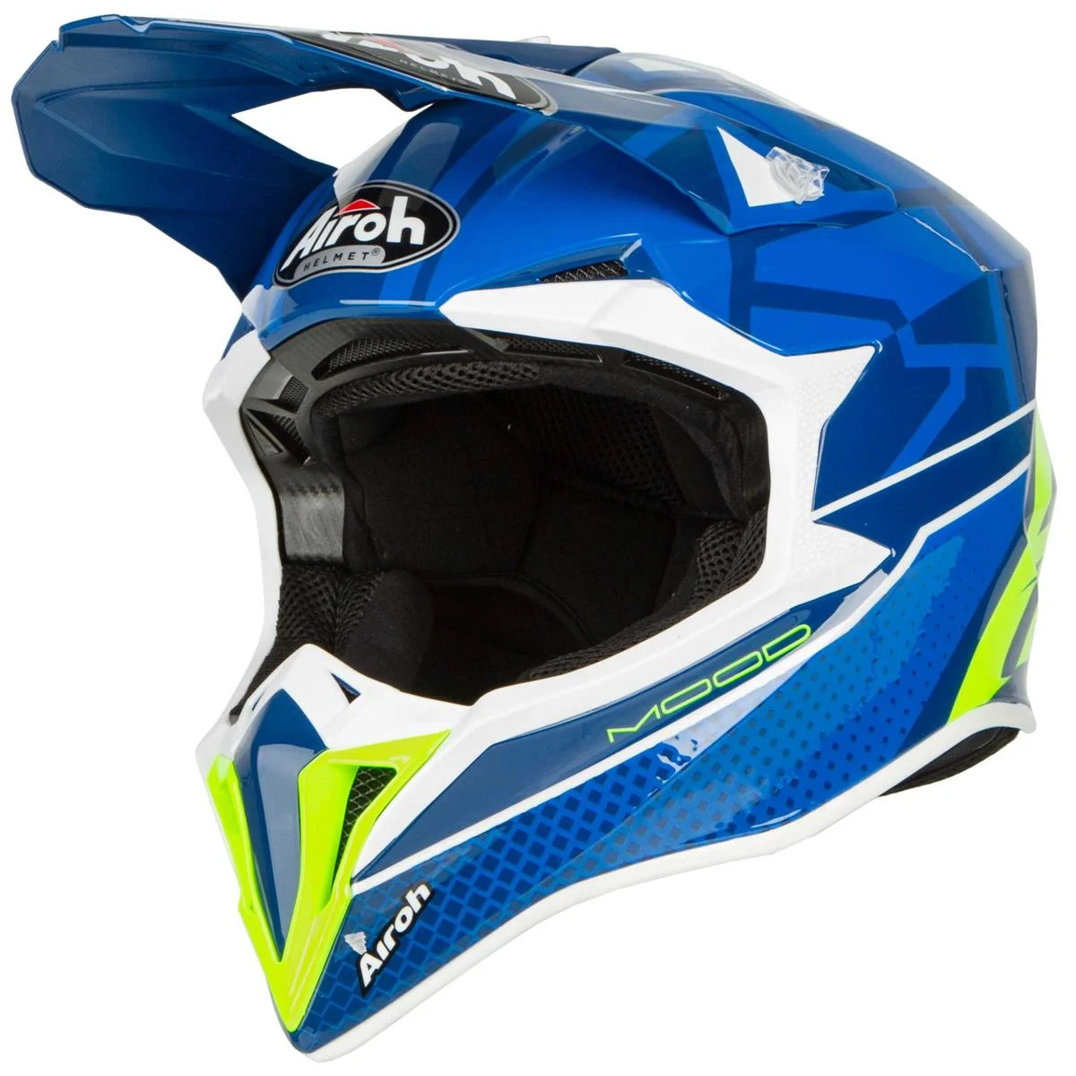 MX Helmet - Airoh Wraap Mood - Blue