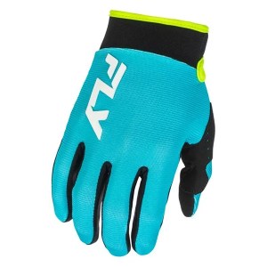 MX Gloves - Fly F-16 Gloves- Aqua/Black/White