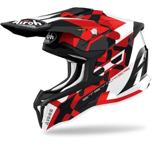 MX Helmet - Airoh Strycker Red Gloss