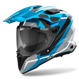 Airoh Commander 2 - Cerulean Blue Adventure Motorcycle Helmet