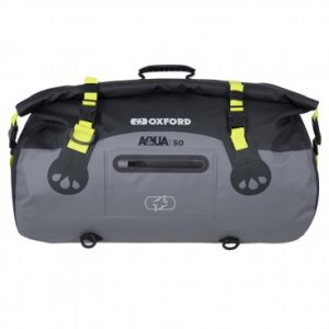 Oxford AQUA T-50 ROLL BAG Black/Grey/Fluo