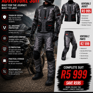 Tankwa Ventura 2 suit combo