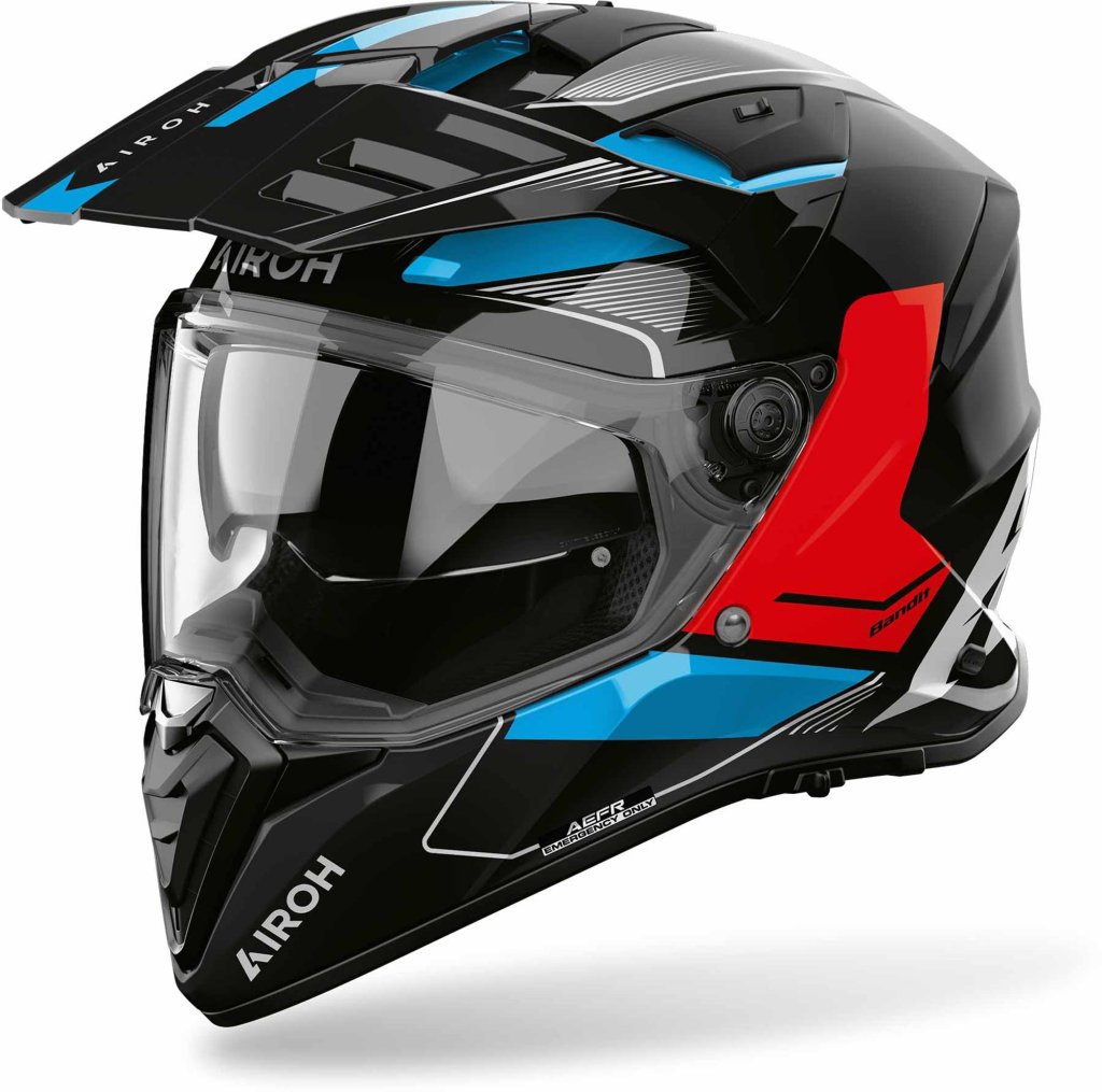 Airoh Bandit Black Blue Red