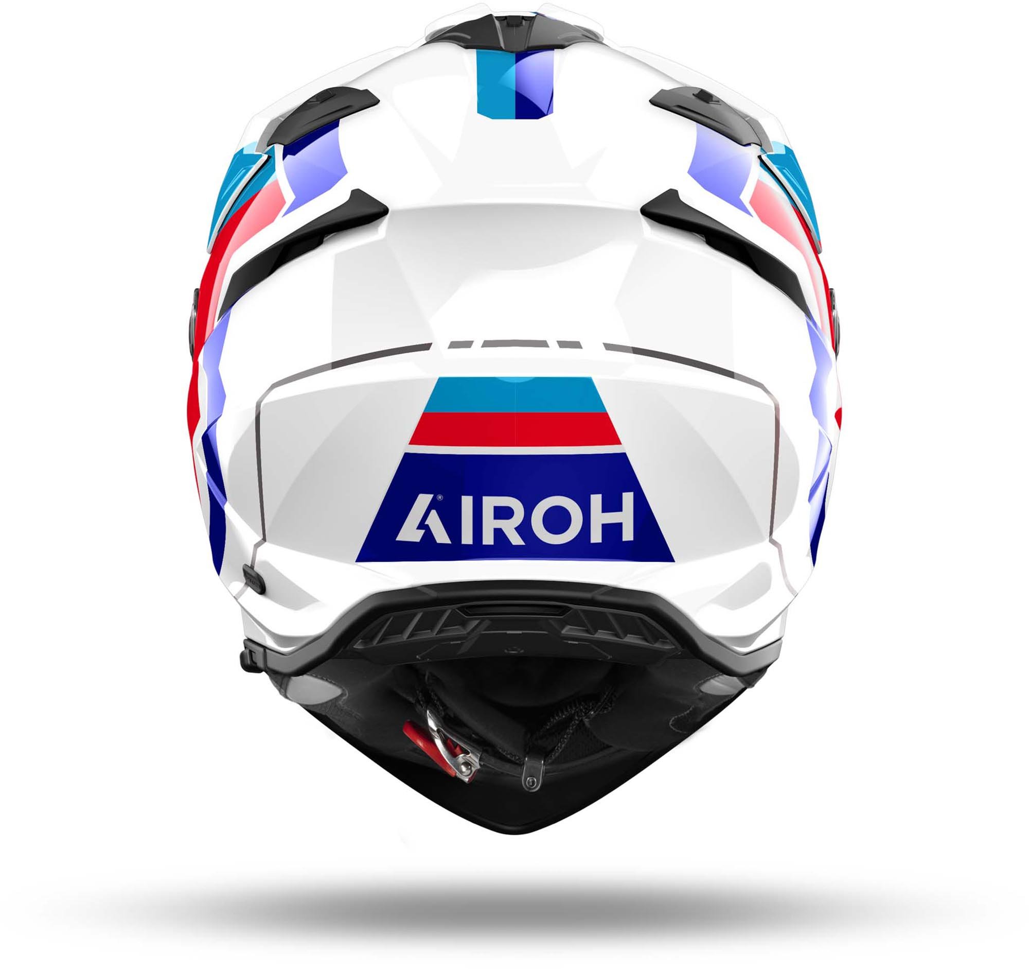 Airoh Bandit White Blue Red - Image 2
