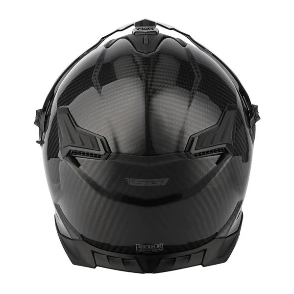 SGI Realm Carbon Fibre 9K Adventure Motorcycle Helmet - Image 3