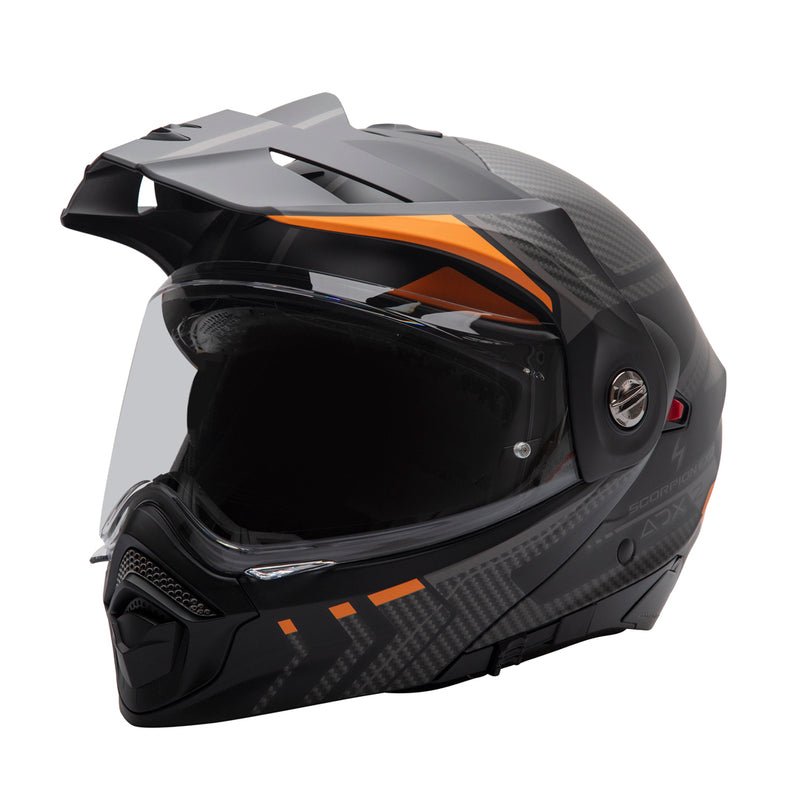 Scorpion ADX-2 Lewis Adventure Helmet Orange - Image 3