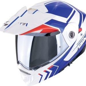 Scorpion ADX-2 Lewis Adventure Helmet White/Blue/Red