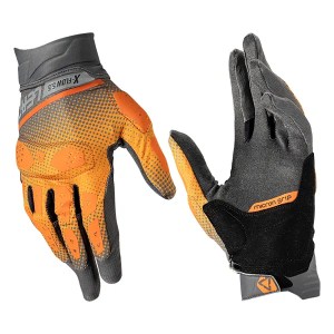Leatt ADV X-Flow 5.5 Short Motorcycle Gloves - Orange