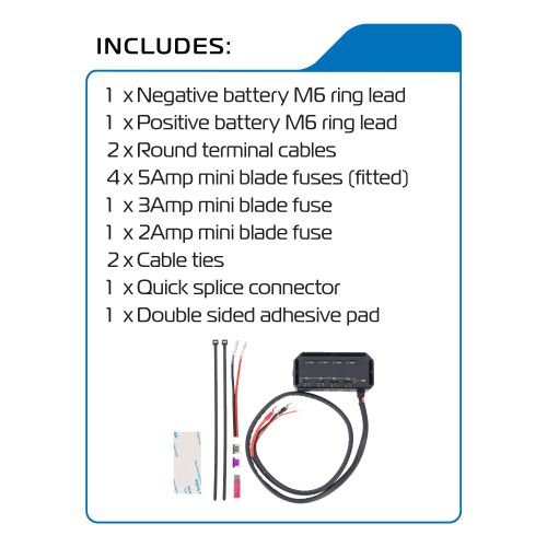 Oxford Junction Box -12V with fused power outlets - Image 6