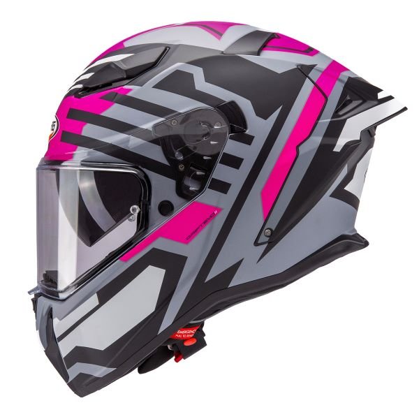 Caberg Drift Evo II Horizon Grey/Black/Pink Size Medium - Image 2