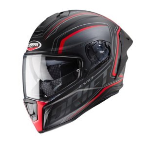 CABERG DRIFT EVO MATT BLACK/ANTHRACITE/RED FLUO XL
