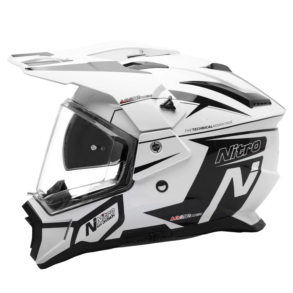 NITRO MX780 PODIUM BLACK WHITE - Image 2